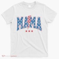 Mama Dada Mini 4th Of July American Family Matching  T-Shirt thumb 0