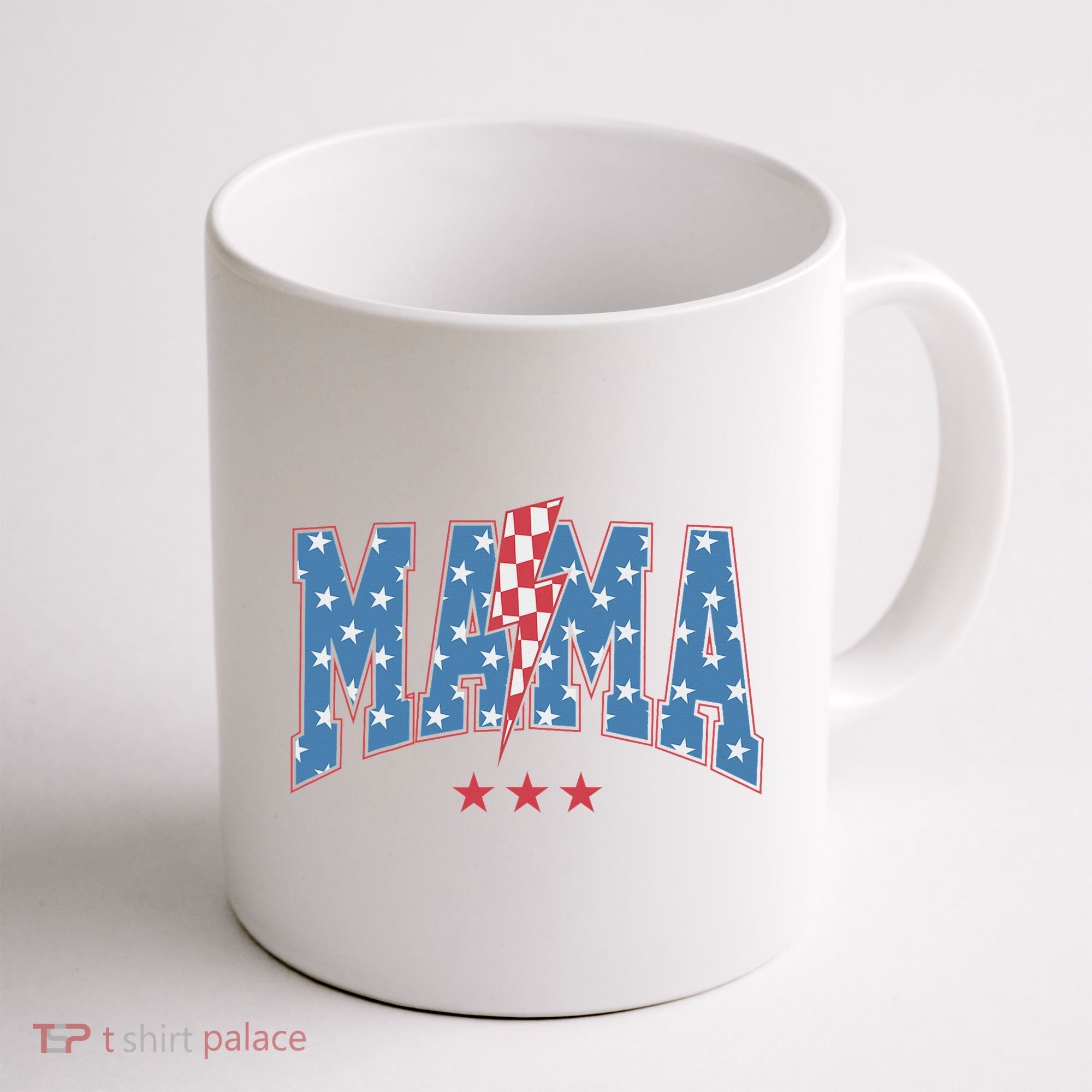 Mama Dada Mini 4th Of July American Family Matching  Coffee Mug