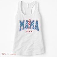 Mama Dada Mini 4th Of July American Family Matching  Women's Tank Top thumb 0