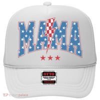 Mama Dada Mini 4th Of July American Family Matching  Hat thumb 0