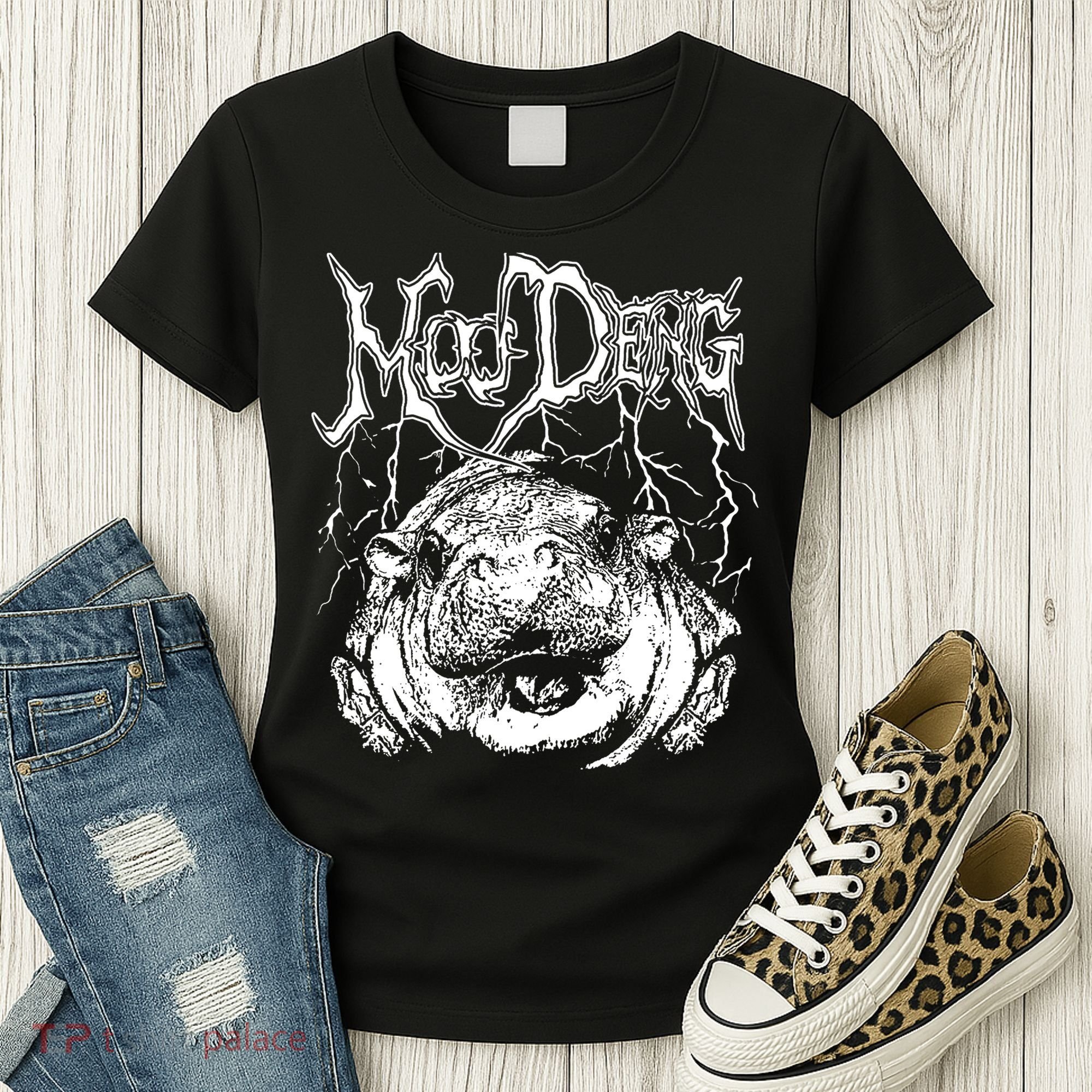 Moo Deng (Metal) Women's T-Shirt