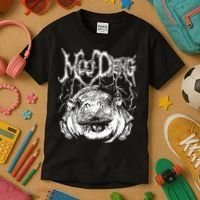 Moo Deng (Metal) Kids T-Shirt thumb 3