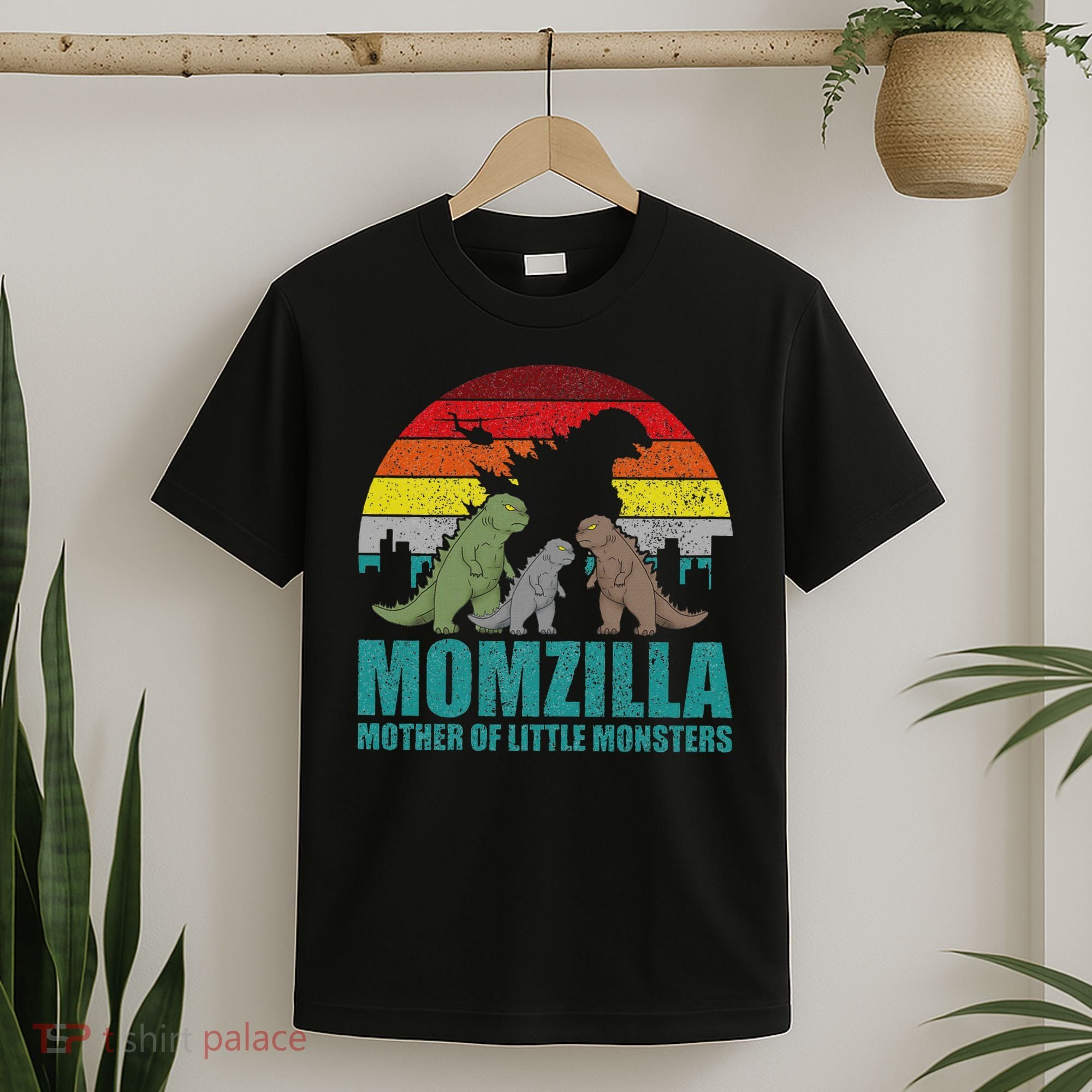 Mothers Day Momzilla Mother Of Little Monsters T-Shirt