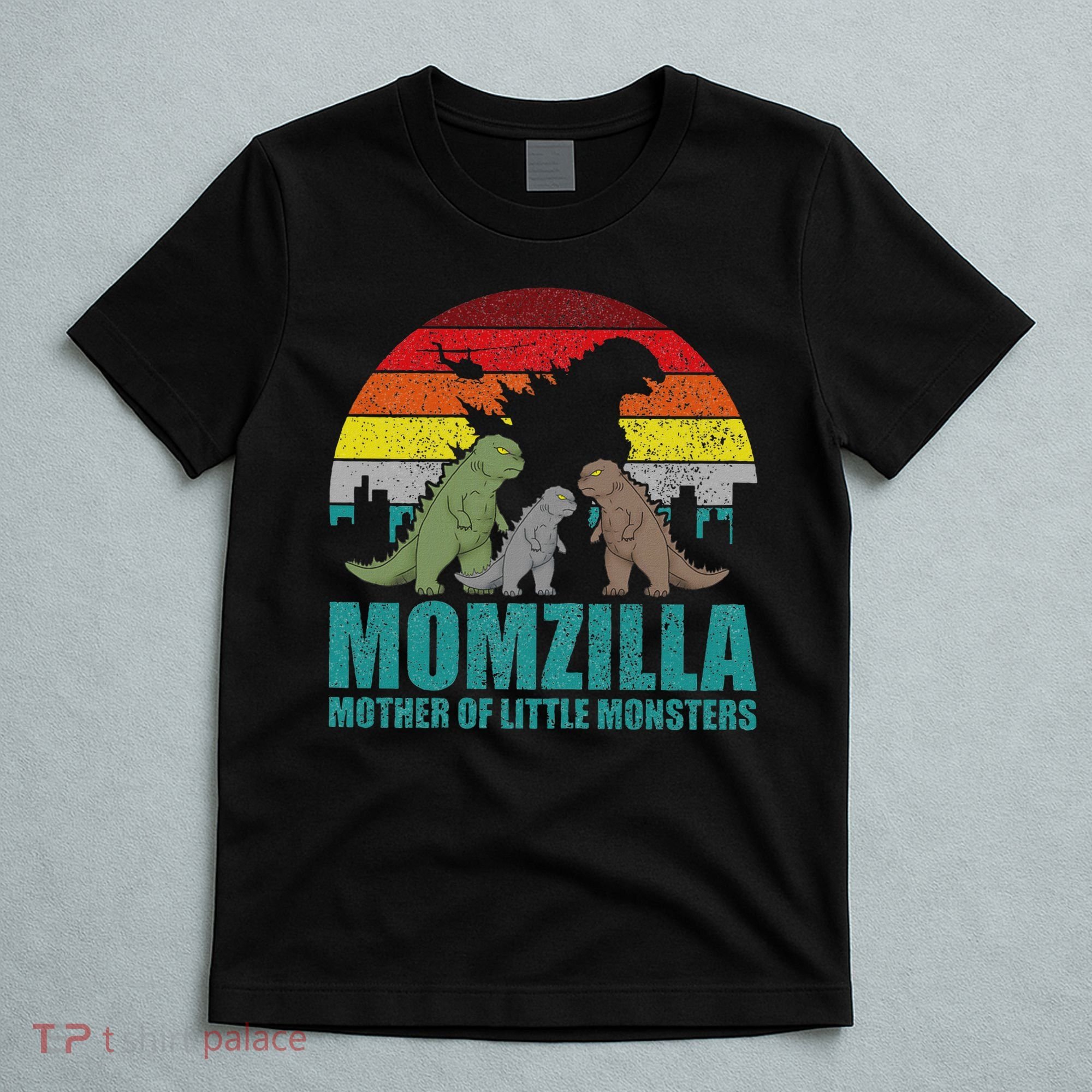 Mothers Day Momzilla Mother Of Little Monsters T-Shirt