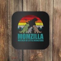 Mothers Day Momzilla Mother Of Little Monsters Coaster thumb 0