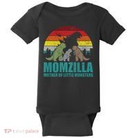 Mothers Day Momzilla Mother Of Little Monsters Baby Bodysuit thumb 0