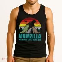 Mothers Day Momzilla Mother Of Little Monsters Tank Top thumb 3