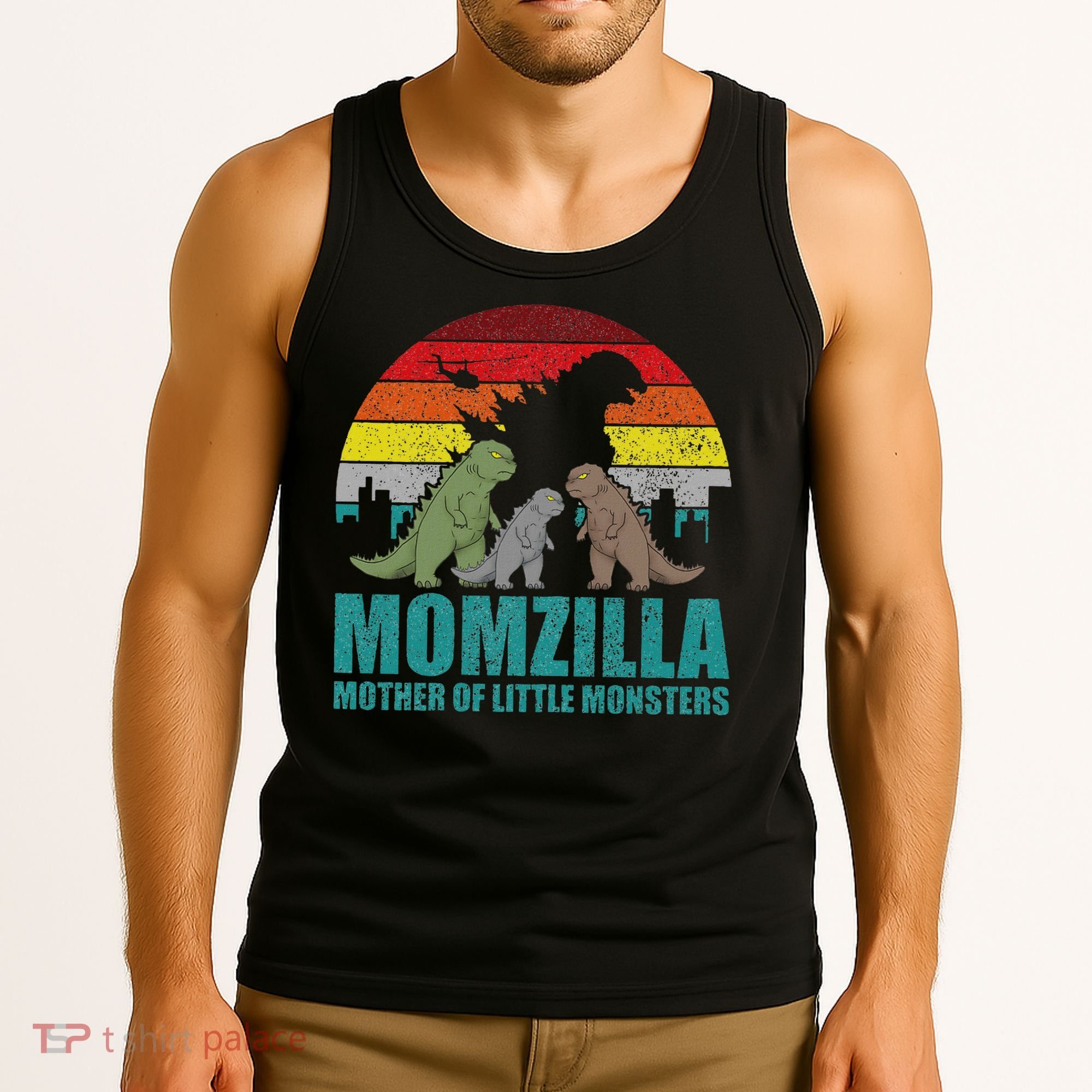 Mothers Day Momzilla Mother Of Little Monsters Tank Top