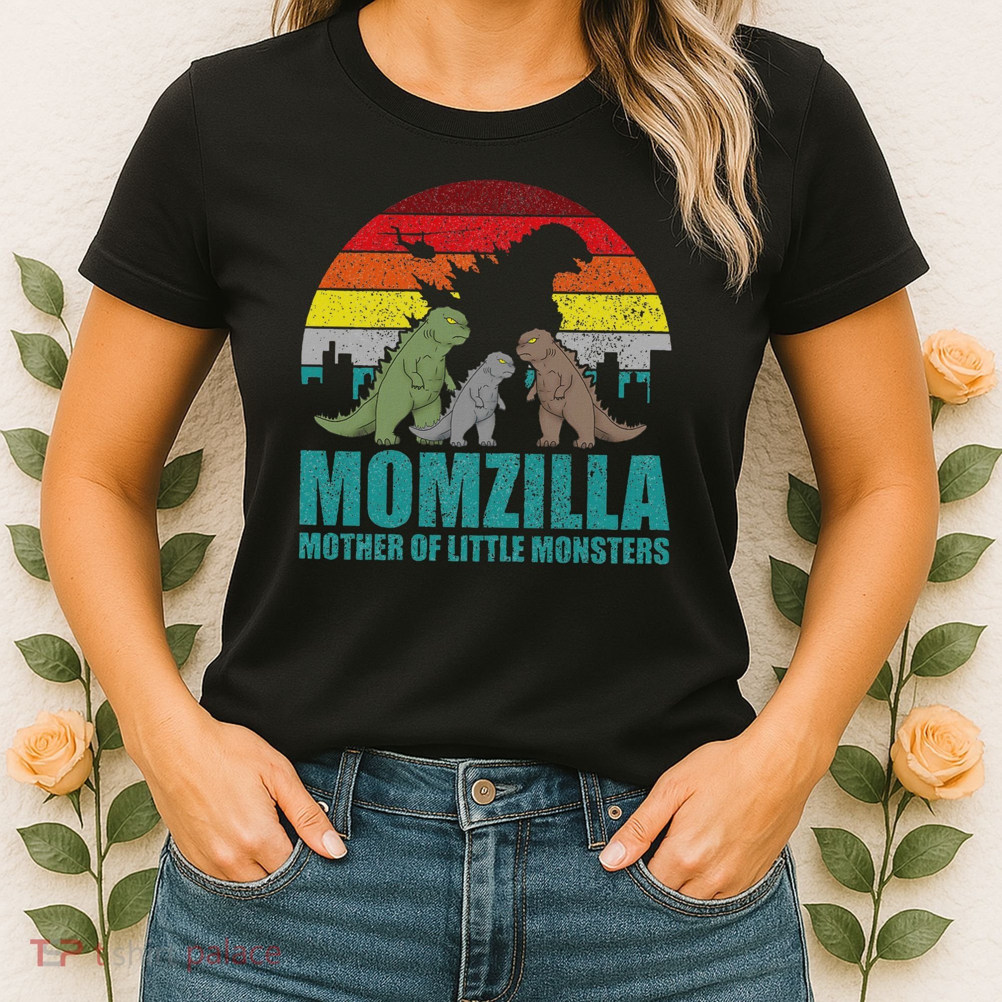 Mothers Day Momzilla Mother Of Little Monsters Women's T-Shirt