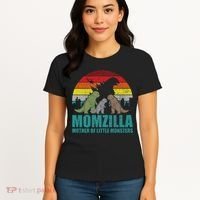 Mothers Day Momzilla Mother Of Little Monsters Women's T-Shirt thumb 4