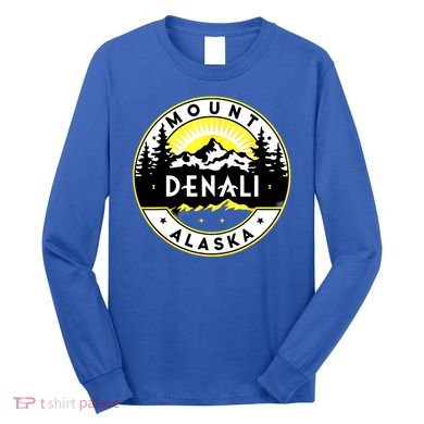 Mount Denali Mt. Denali National Park Long Sleeve Shirt