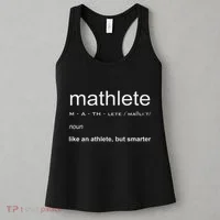 Mathlete Definition Nerd Geek Math Gifts Funny Math Women's Tank Top thumb 3