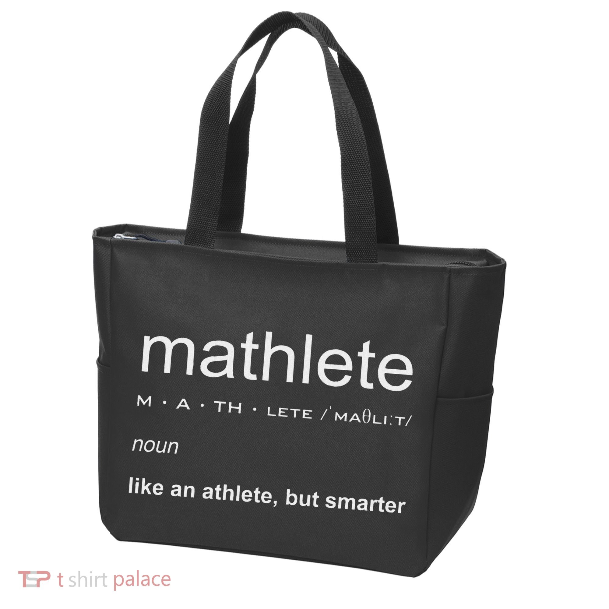 Mathlete Definition Nerd Geek Math Gifts Funny Math Tote Bag