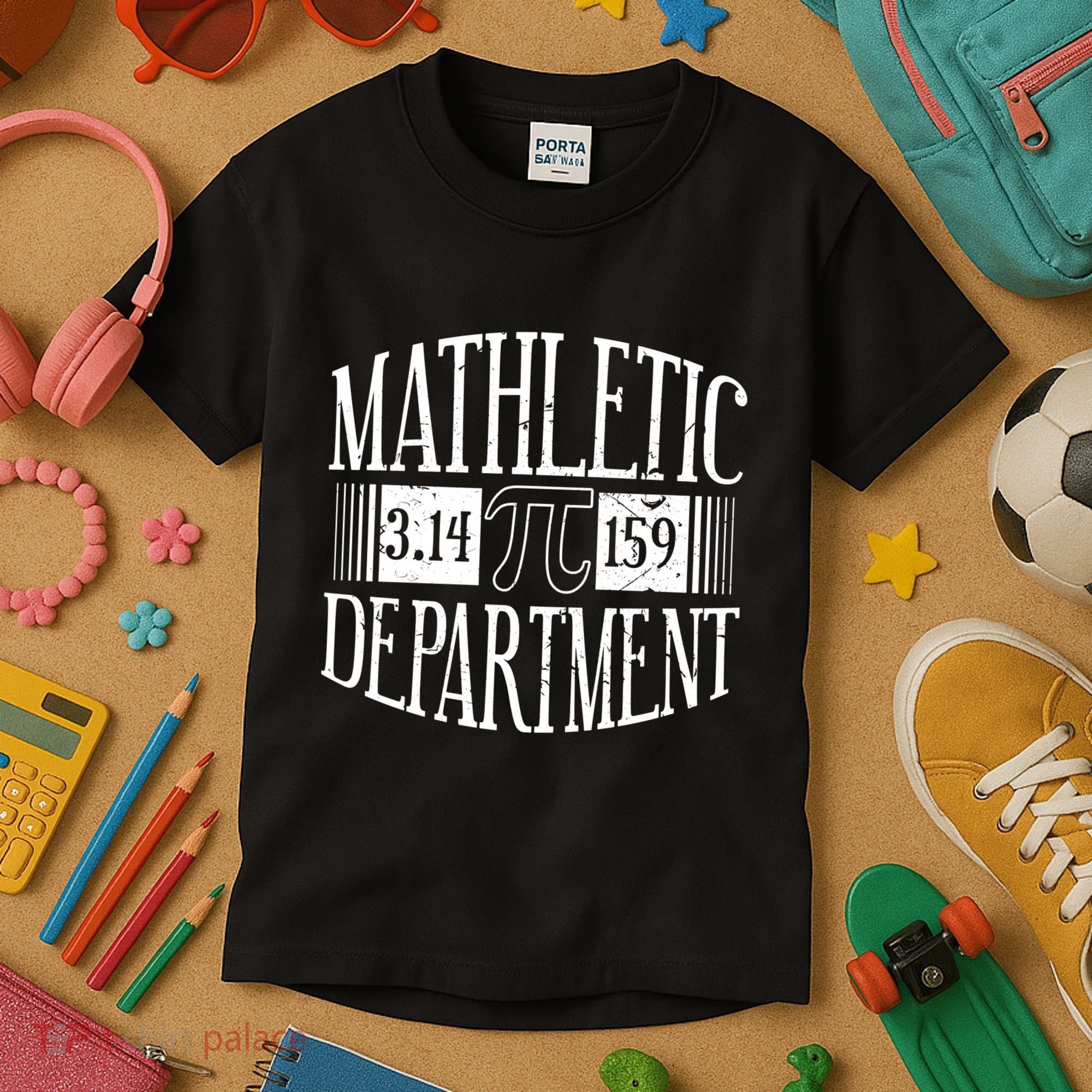 Math Departt Number Math Holiday Mathematics Funny Pi Day Gift Kids T-Shirt
