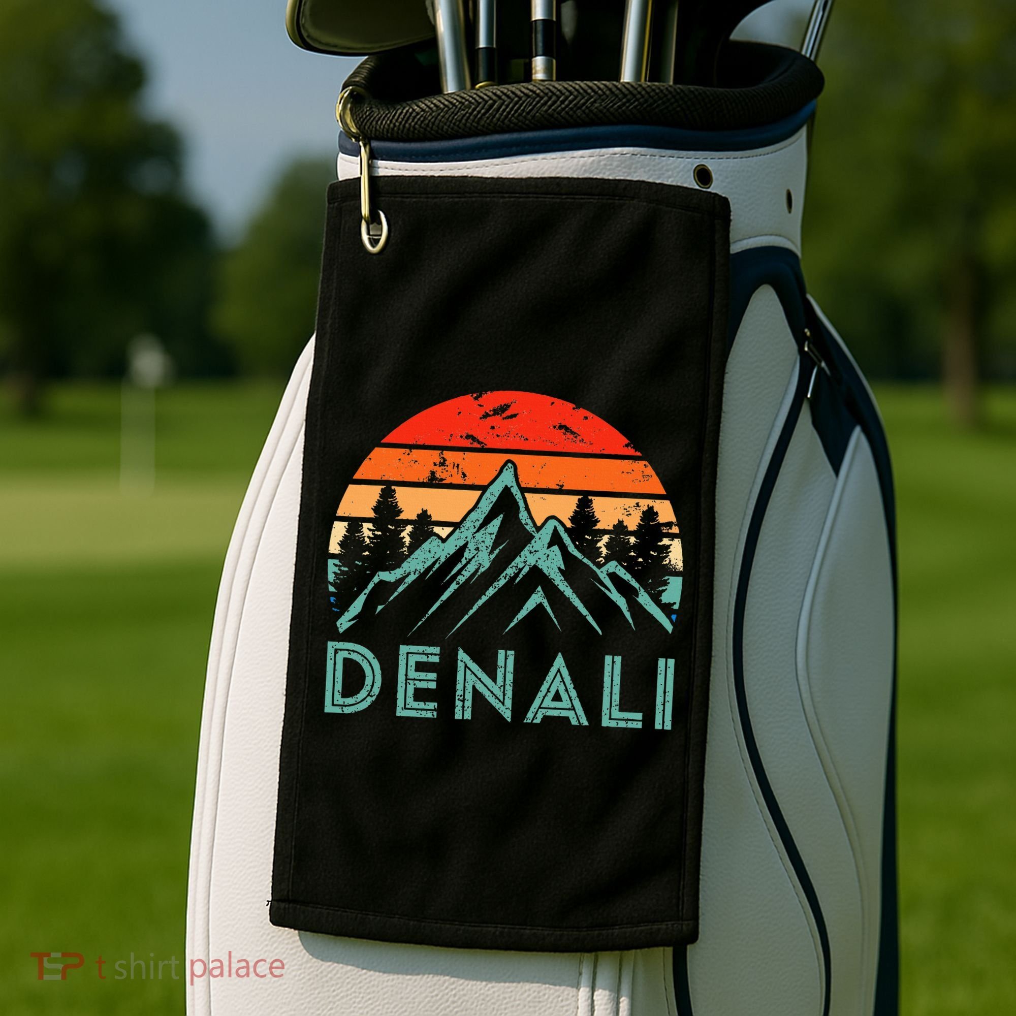 Mt. Denali National Park Alaska Denali Golf Towel