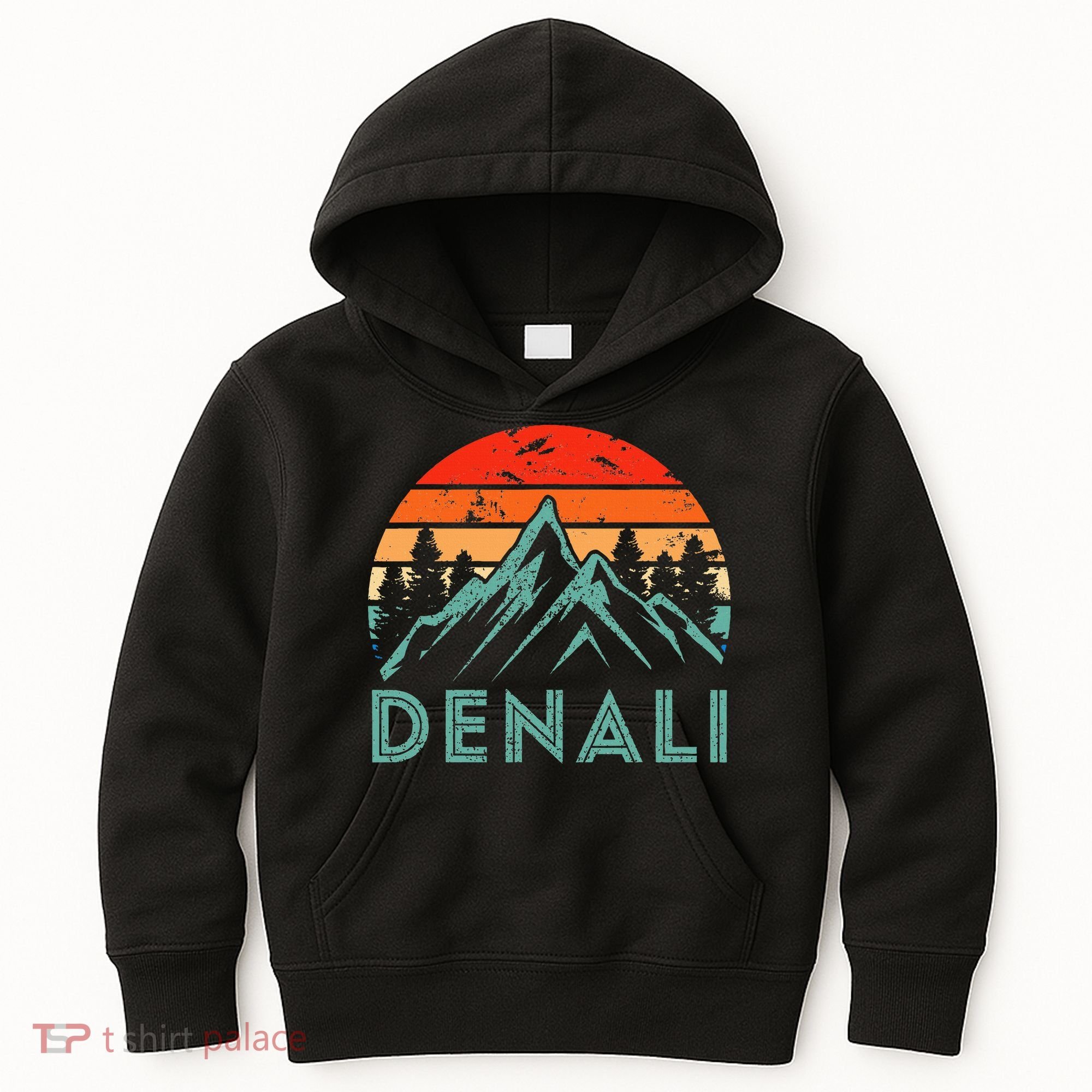Mt. Denali National Park Alaska Denali Kids Hoodie