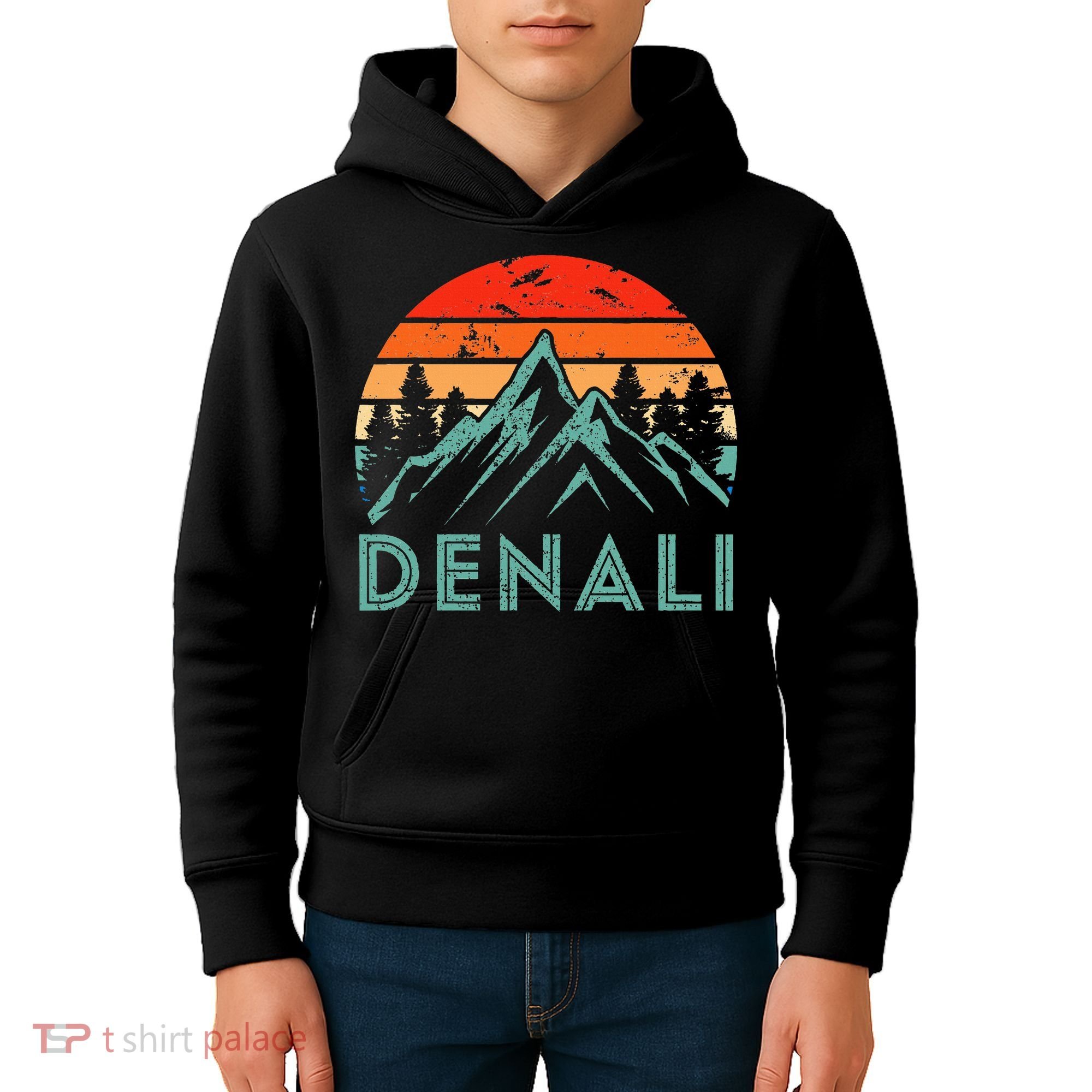 Mt. Denali National Park Alaska Denali Kids Hoodie