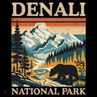 Mount Denali National Park Bucket Hat thumb 4