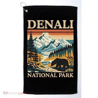Mount Denali National Park Golf Towel