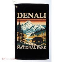 Mount Denali National Park Golf Towel thumb 0