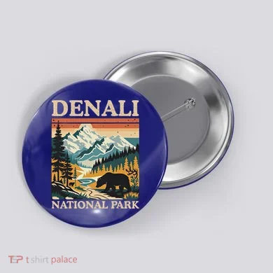 Mount Denali National Park Button