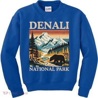 Mount Denali National Park Kids Sweatshirt