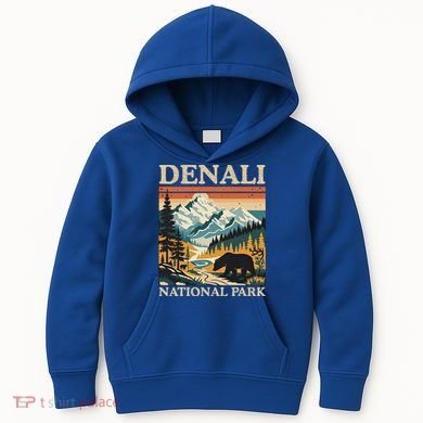 Mount Denali National Park Kids Hoodie