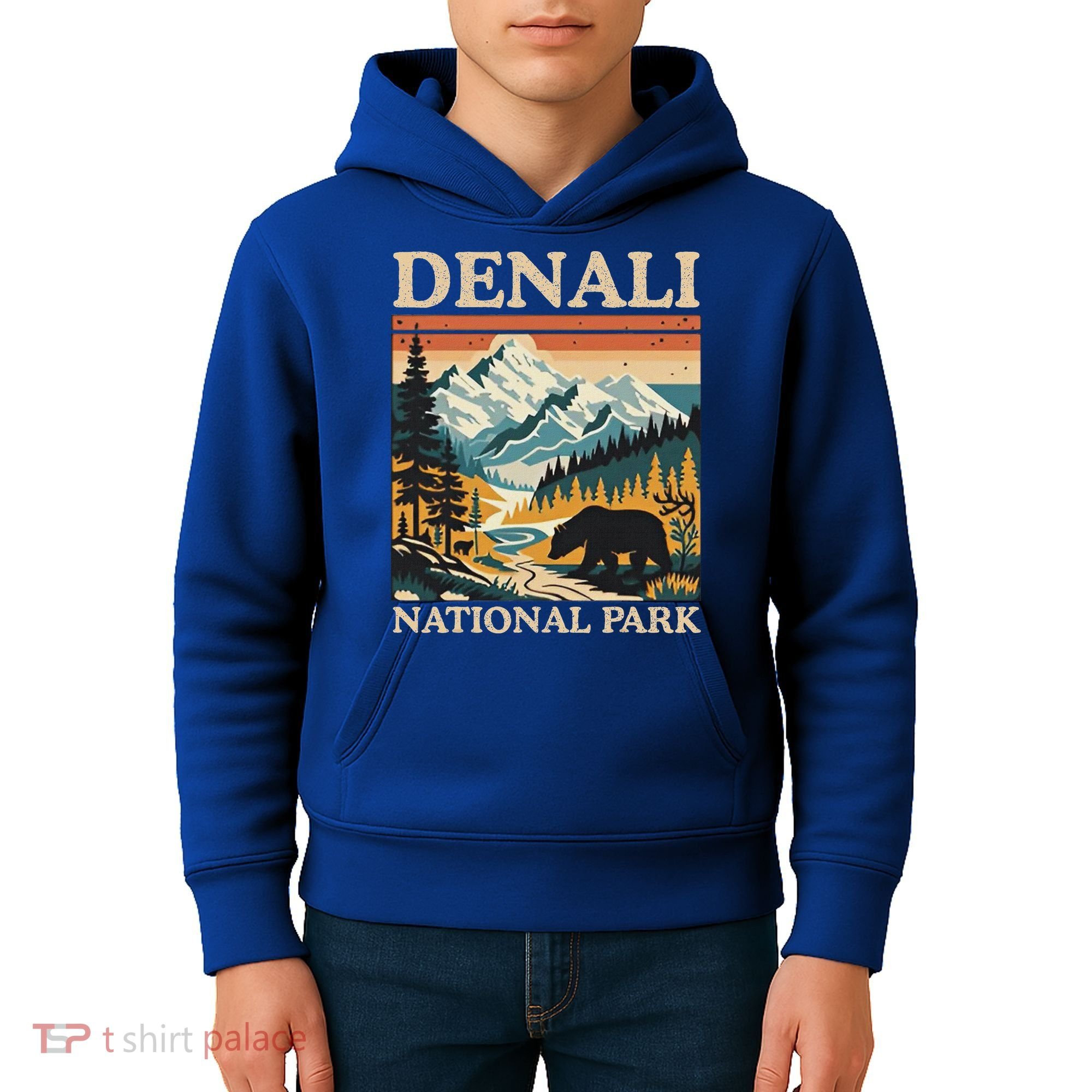 Mount Denali National Park Kids Hoodie