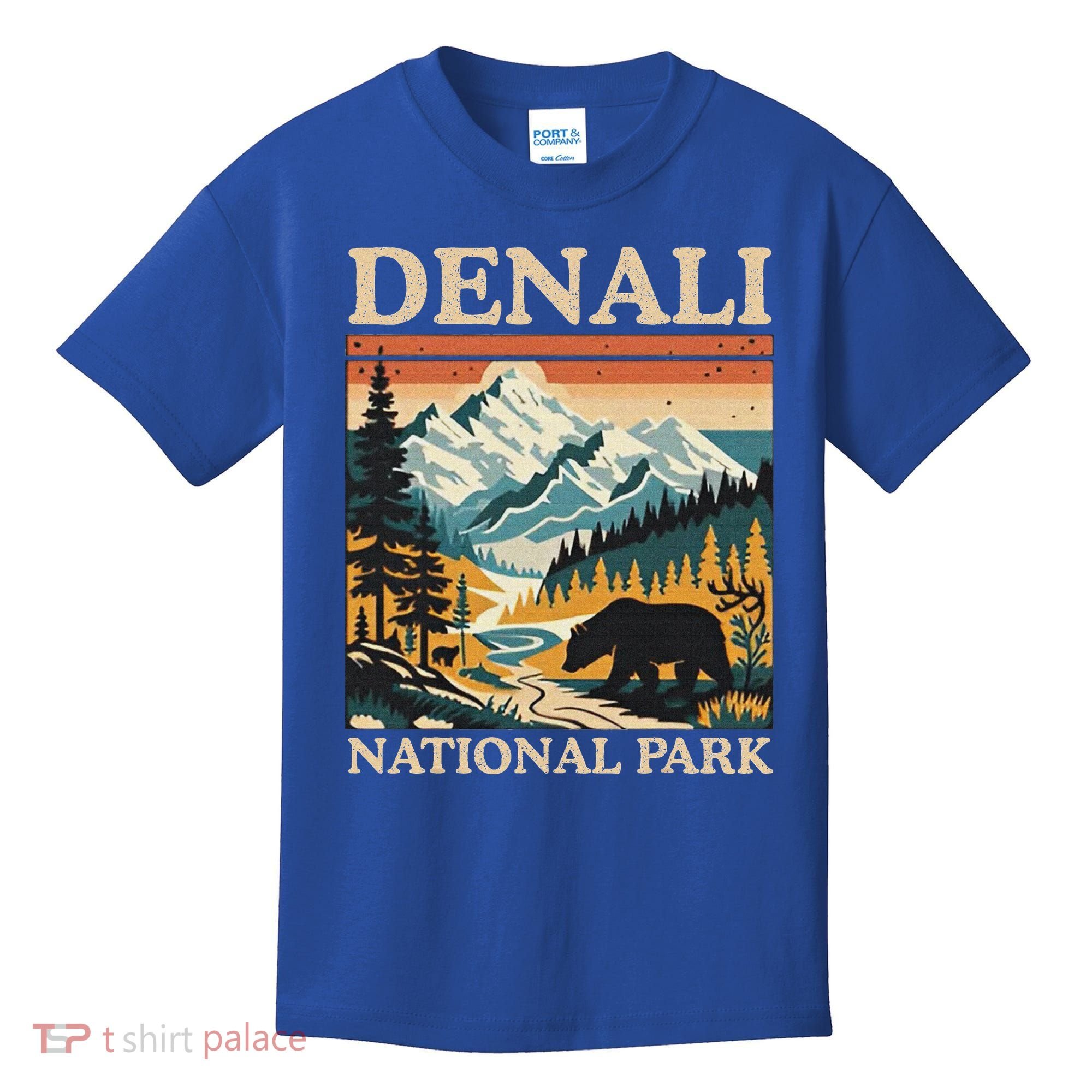 Mount Denali National Park Kids T-Shirt