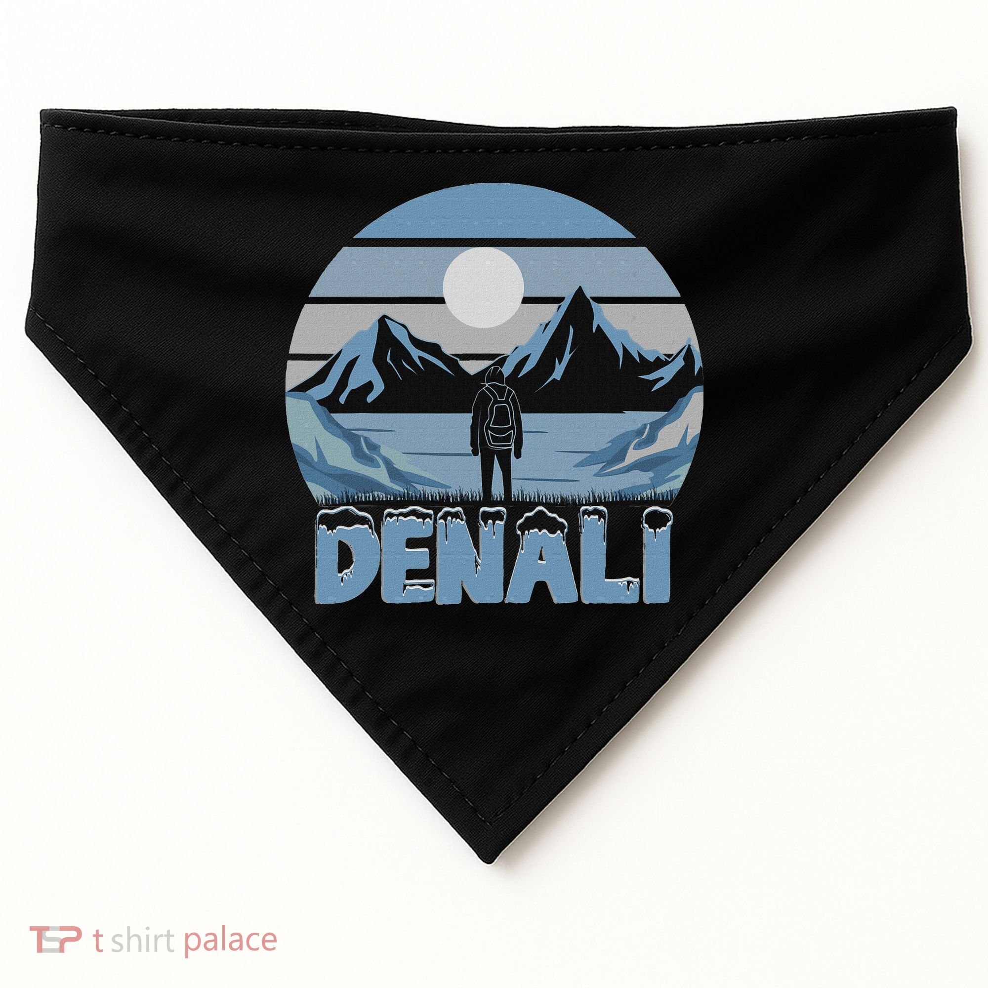 Mt. Denali National Park Alaska Mountain USA-Made Doggie Bandana