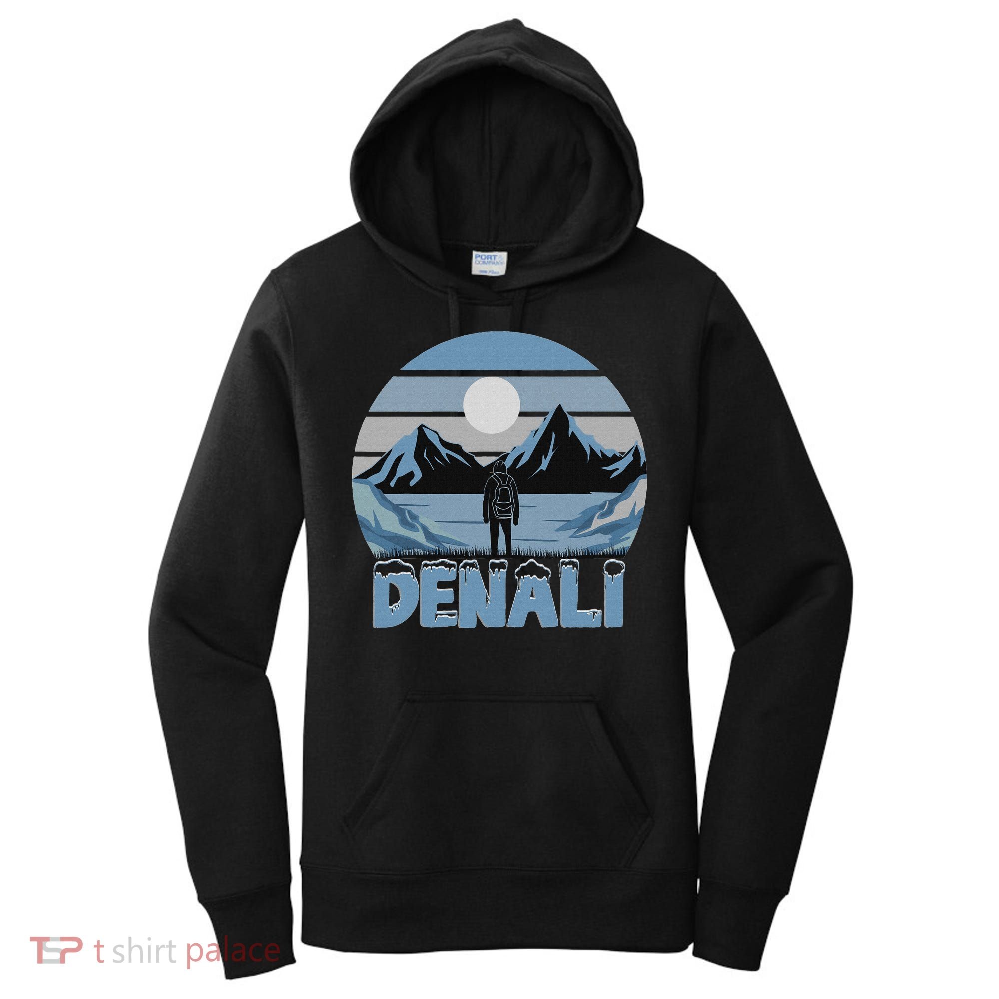 Mt. Denali National Park Alaska Mountain Women's Hoodie