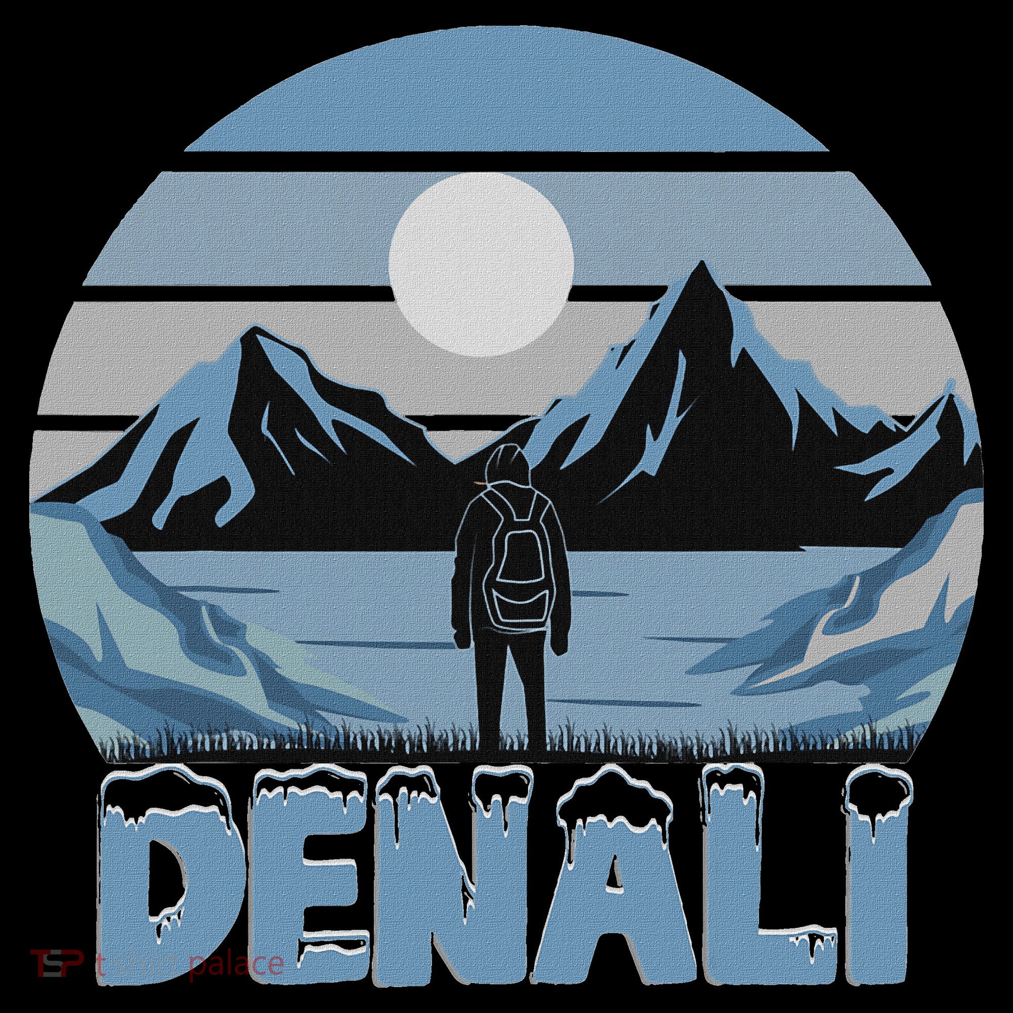 Mt. Denali National Park Alaska Mountain Women's Hoodie