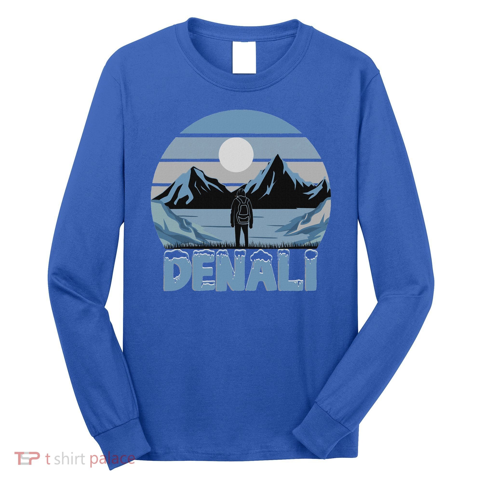 Mt. Denali National Park Alaska Mountain Long Sleeve Shirt