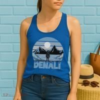 Mt. Denali National Park Alaska Mountain Women's Tank Top thumb 2