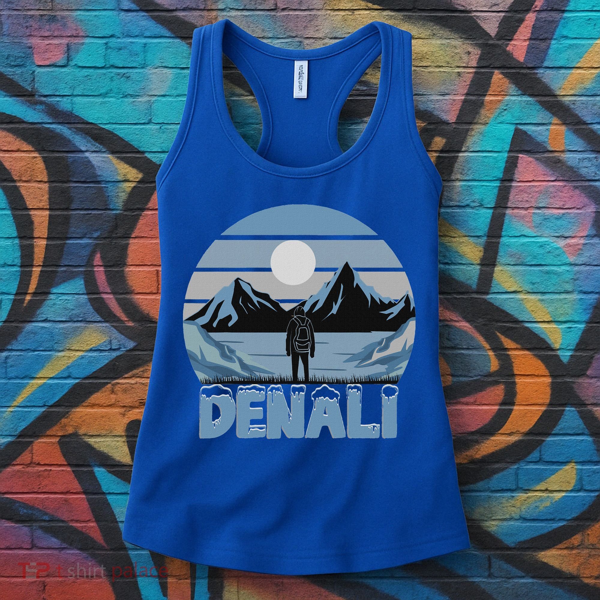 Mt. Denali National Park Alaska Mountain Women's Tank Top