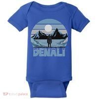 Mt. Denali National Park Alaska Mountain Baby Bodysuit thumb 0