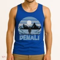 Mt. Denali National Park Alaska Mountain Tank Top thumb 3