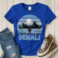 Mt. Denali National Park Alaska Mountain Women's T-Shirt thumb 3