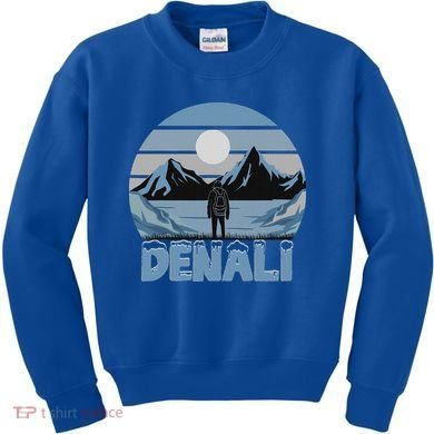 Mt. Denali National Park Alaska Mountain Kids Sweatshirt