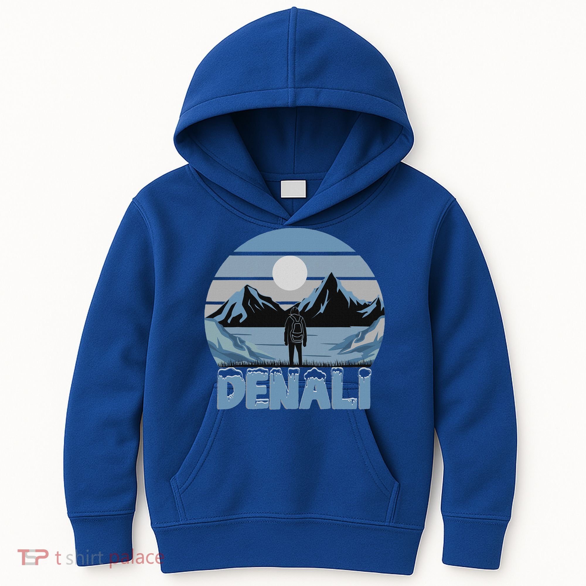Mt. Denali National Park Alaska Mountain Kids Hoodie