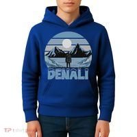 Mt. Denali National Park Alaska Mountain Kids Hoodie thumb 4