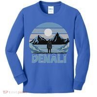 Mt. Denali National Park Alaska Mountain Kids Long Sleeve Shirt thumb 0