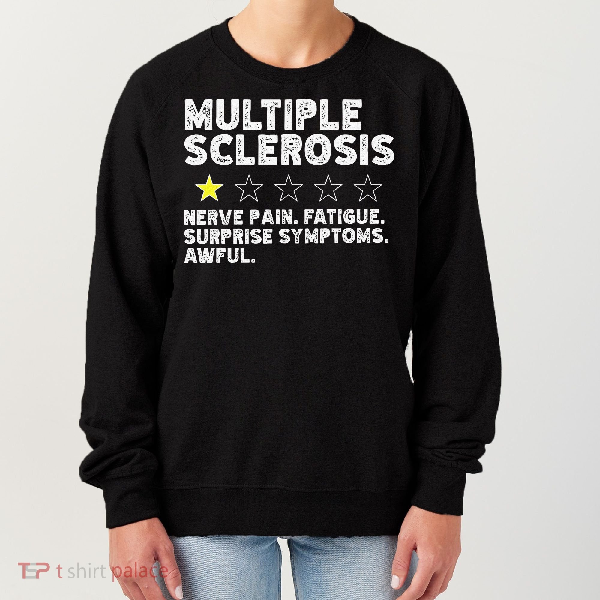 MS Do Not Recommend Funny Multiple Sclerosis Humor Awareness Women's Sweatshirt