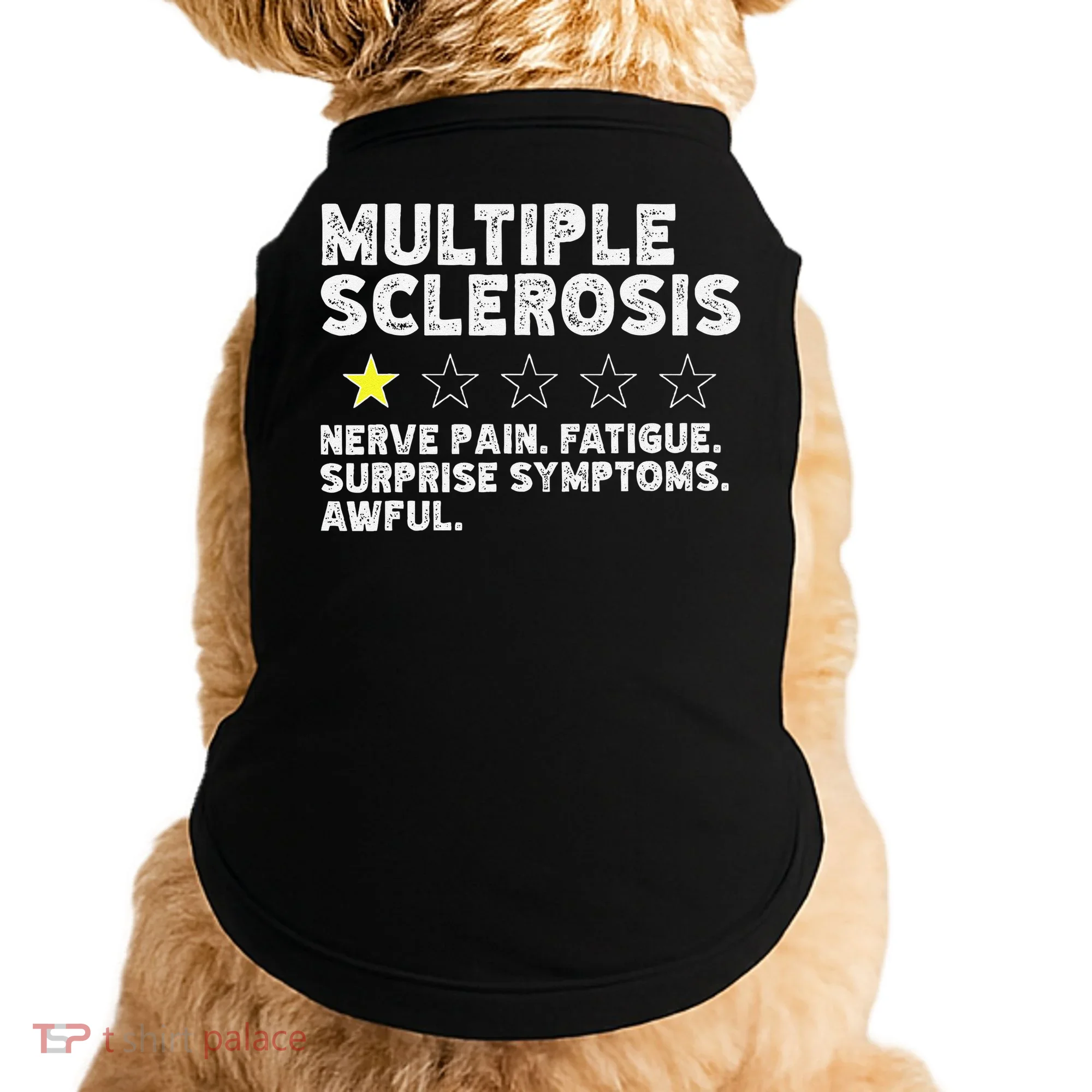 MS Do Not Recommend Funny Multiple Sclerosis Humor Awareness Doggie Tank