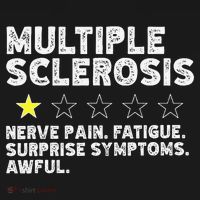 MS Do Not Recommend Funny Multiple Sclerosis Humor Awareness Apron thumb 3