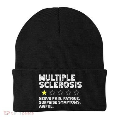 MS Do Not Recommend Funny Multiple Sclerosis Humor Awareness Beanie