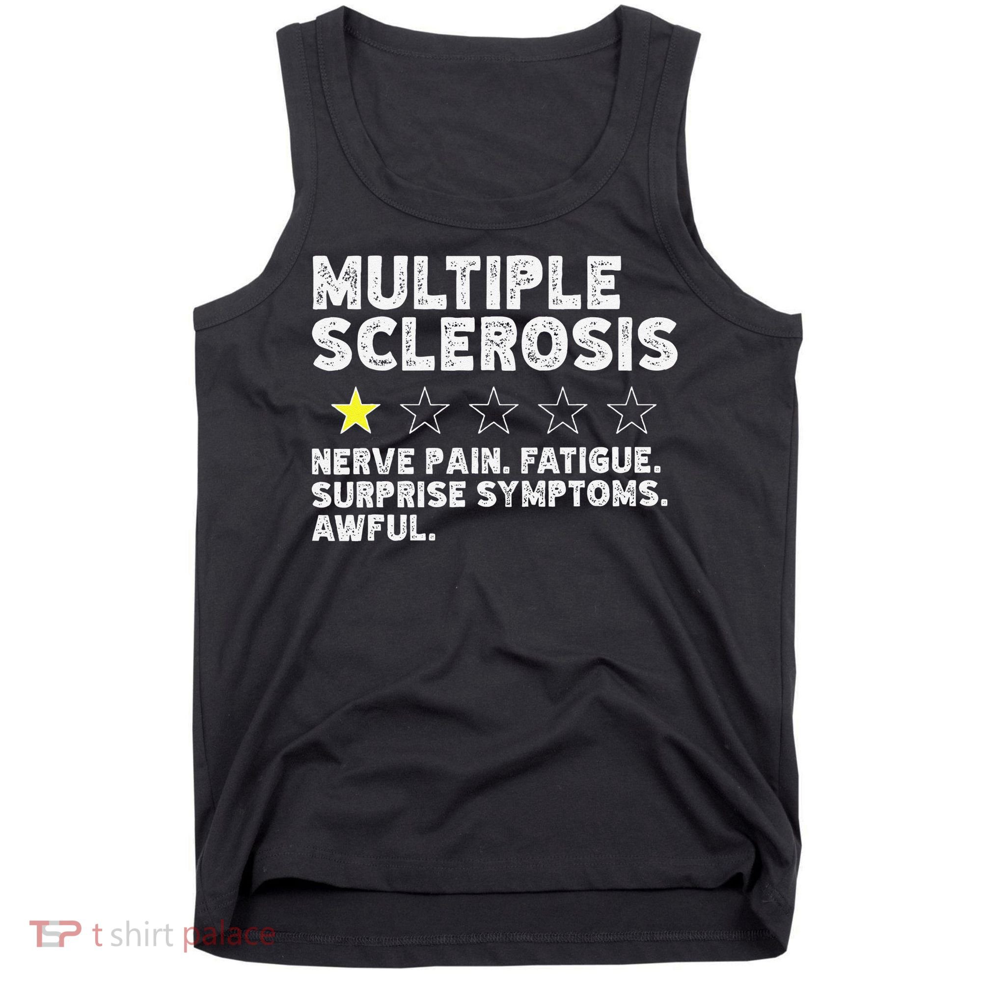 MS Do Not Recommend Funny Multiple Sclerosis Humor Awareness Tank Top