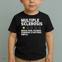 MS Do Not Recommend Funny Multiple Sclerosis Humor Awareness Toddler T-Shirt thumb 2