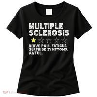 MS Do Not Recommend Funny Multiple Sclerosis Humor Awareness Women's T-Shirt thumb 0