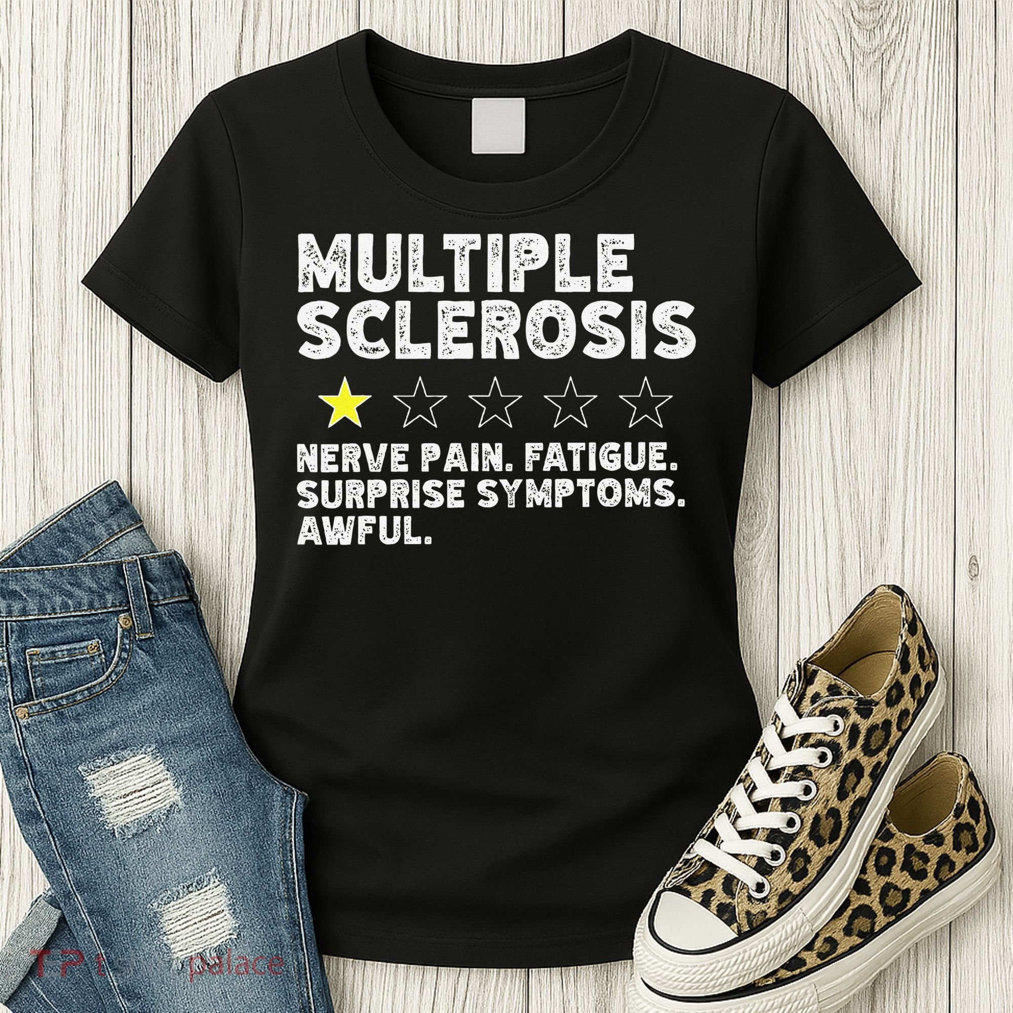 MS Do Not Recommend Funny Multiple Sclerosis Humor Awareness Women's T-Shirt